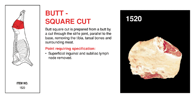 Butt - Square Cut