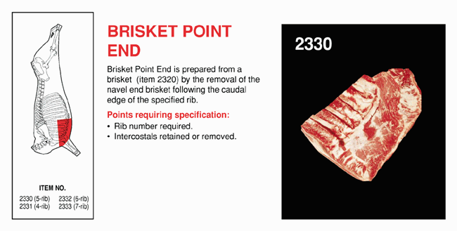 Brisket Point End