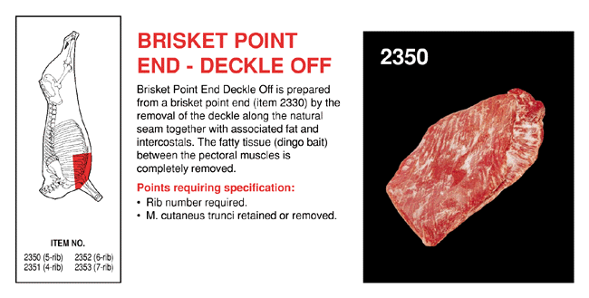 Brisket Point End - Deckle Off